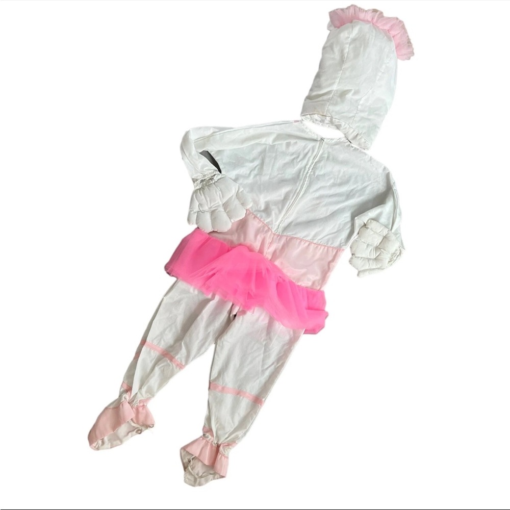 Retro 80s Halloween costume ballet mouse whimsicality inc girls size 5 6 white - Picture 2 of 10